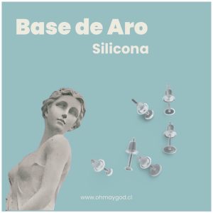 Base de Aro Plano Silicona PACK 5 PARES