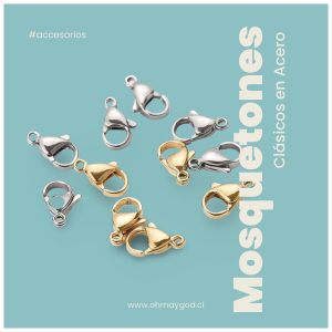 Broche Mosqueton Acero PACK